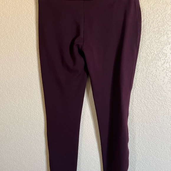 LIKE NEW Tommy Hilfiger size 4 plum colored business/casual leggings. - Picture 4 of 6